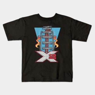 X2 Roller Coaster Kids T-Shirt